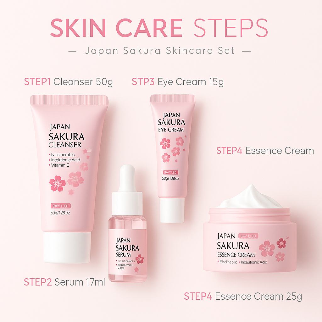 [GIFT BOX] Cherry Blossom Skin Care Set