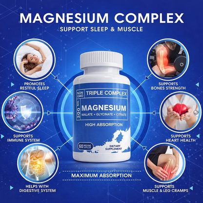 [Buy 2 Get 1 Free] Magnesium Vitamins Triple Complex