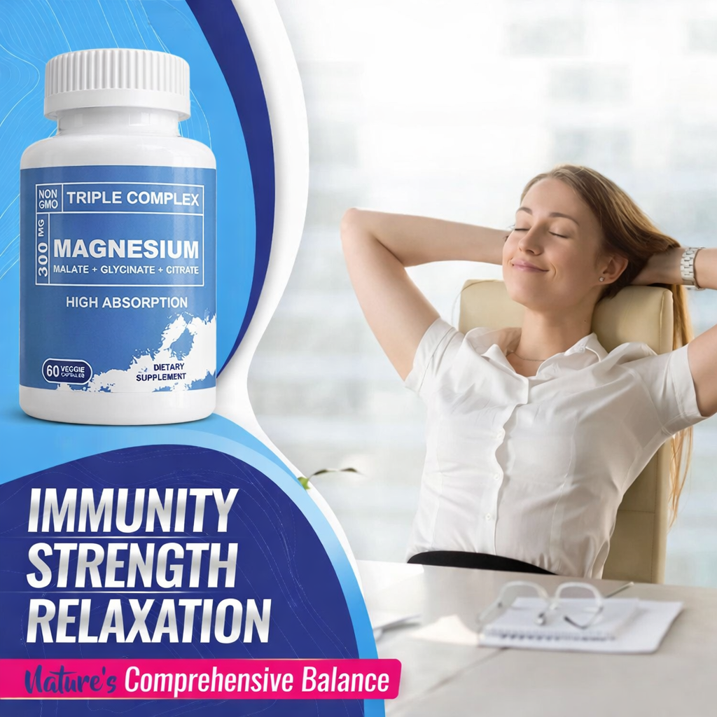 [Buy 2 Get 1 Free] Magnesium Vitamins Triple Complex