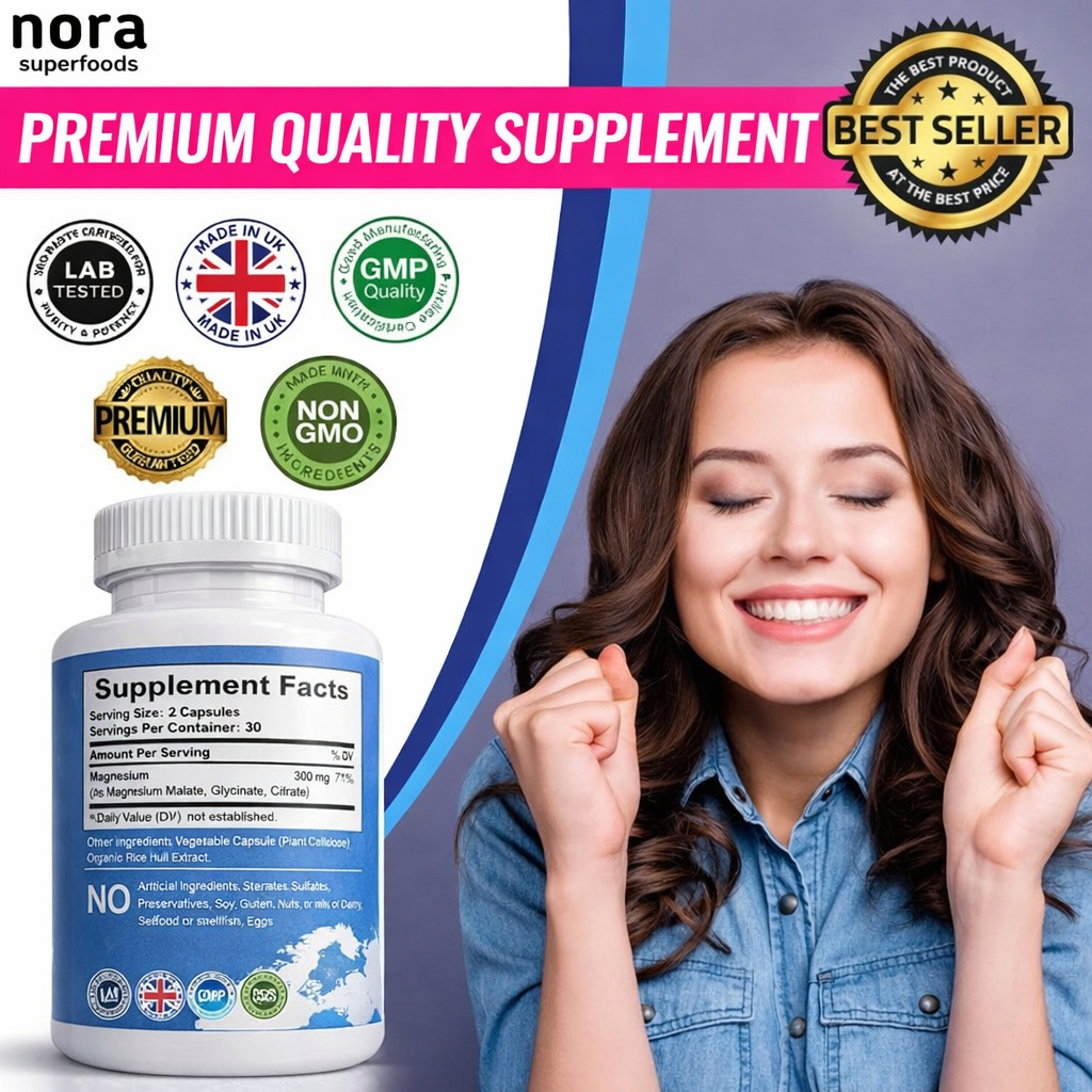 [Buy 2 Get 1 Free] Magnesium Vitamins Triple Complex